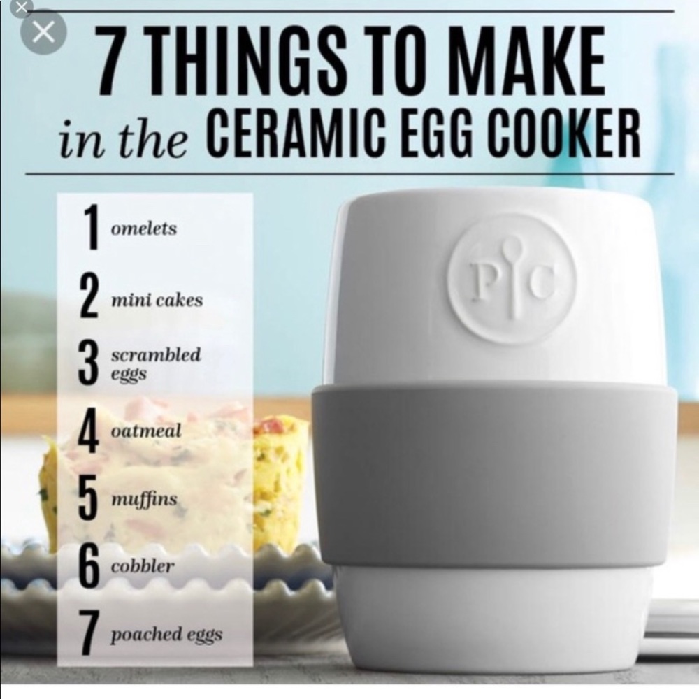 Pampered chef ceramic egg cooker {open to offers}